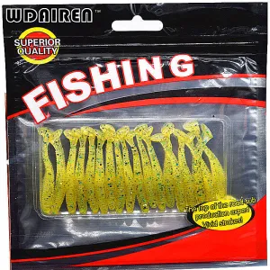 20 pcs/pack Fishing Lure Soft Bait 50mm/0.7g T Tail soft Fish SwimBait soft plastic worm bait Soft Lures Artificial Lures FA-339
