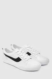 640758 LACE UP LTHR WHITE 3.5 EU 36 LOW