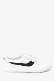 640758 LACE UP LTHR WHITE 3.5 EU 36 LOW