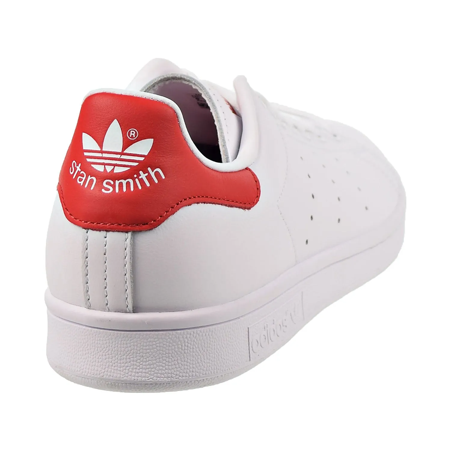 Adidas Stan Smith Men's Shoes Cloud White-Lush Red