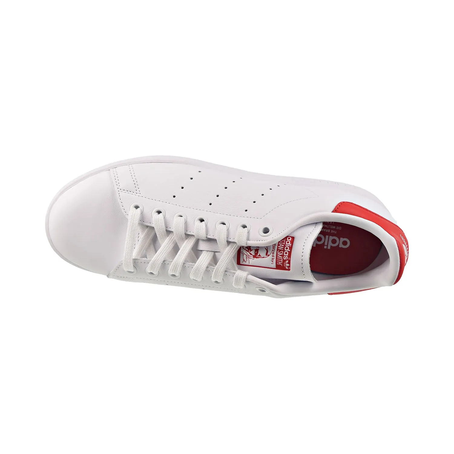 Adidas Stan Smith Men's Shoes Cloud White-Lush Red