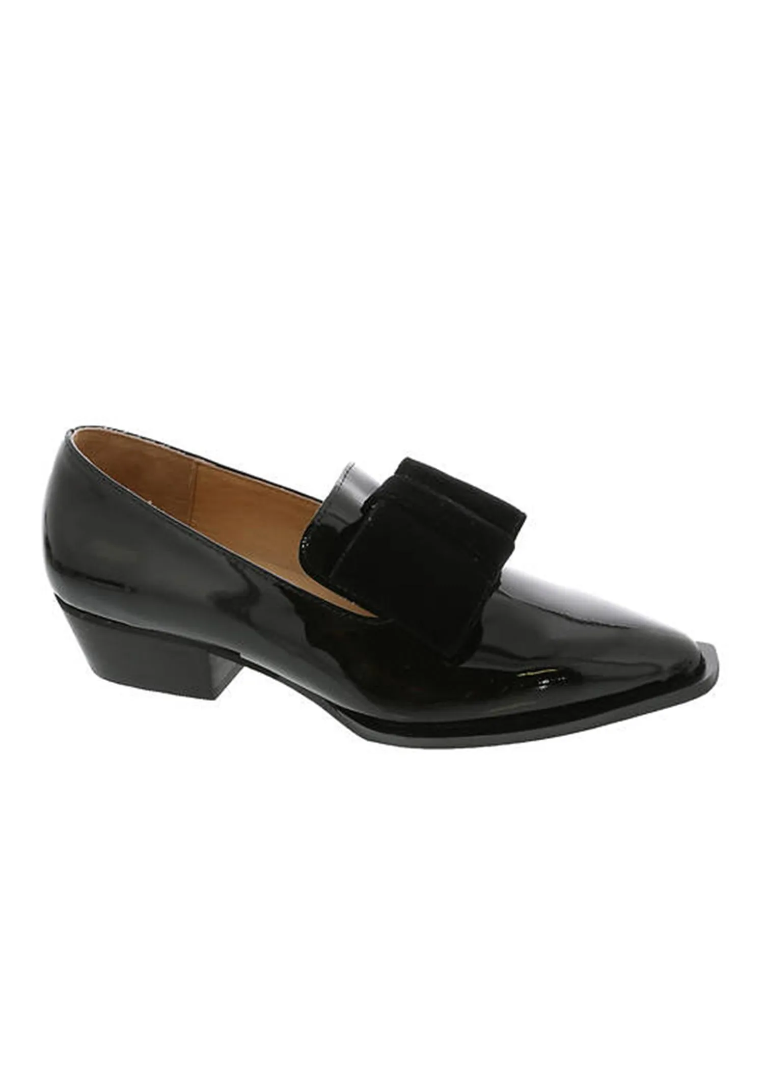 All Black Footwear Pat & Bow Loafer - FS