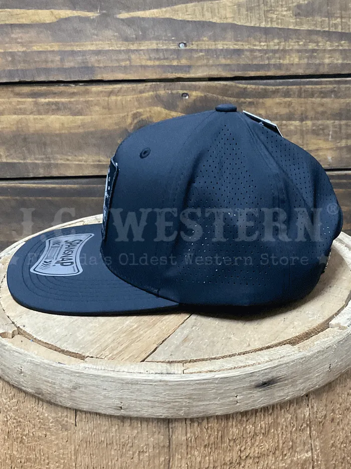 Ariat A290002201 Mens Snap Back Reflective Skull Logo Patch Cap Black