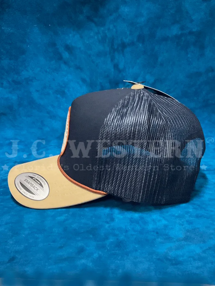 Ariat A300089103 Mens Snap Back Desert Scene Patch Cap Navy