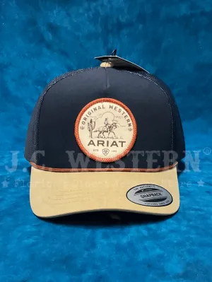 Ariat A300089103 Mens Snap Back Desert Scene Patch Cap Navy