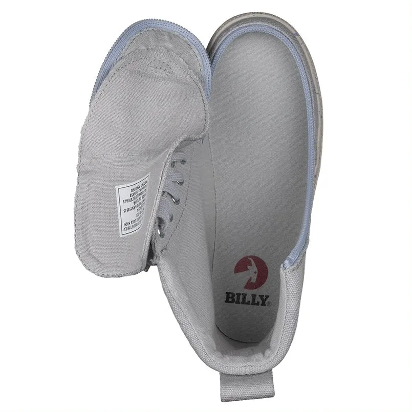 Billy Footwear (Toddlers) - High Top Grey Blue Speckle Canvas Shoes CLEARANCE