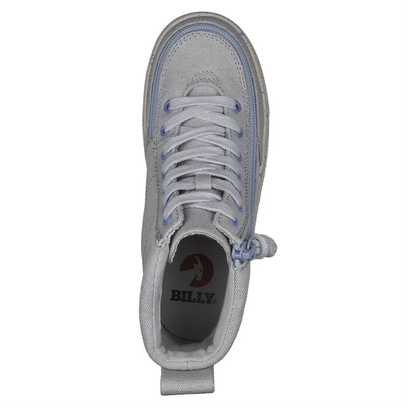 Billy Footwear (Toddlers) - High Top Grey Blue Speckle Canvas Shoes CLEARANCE