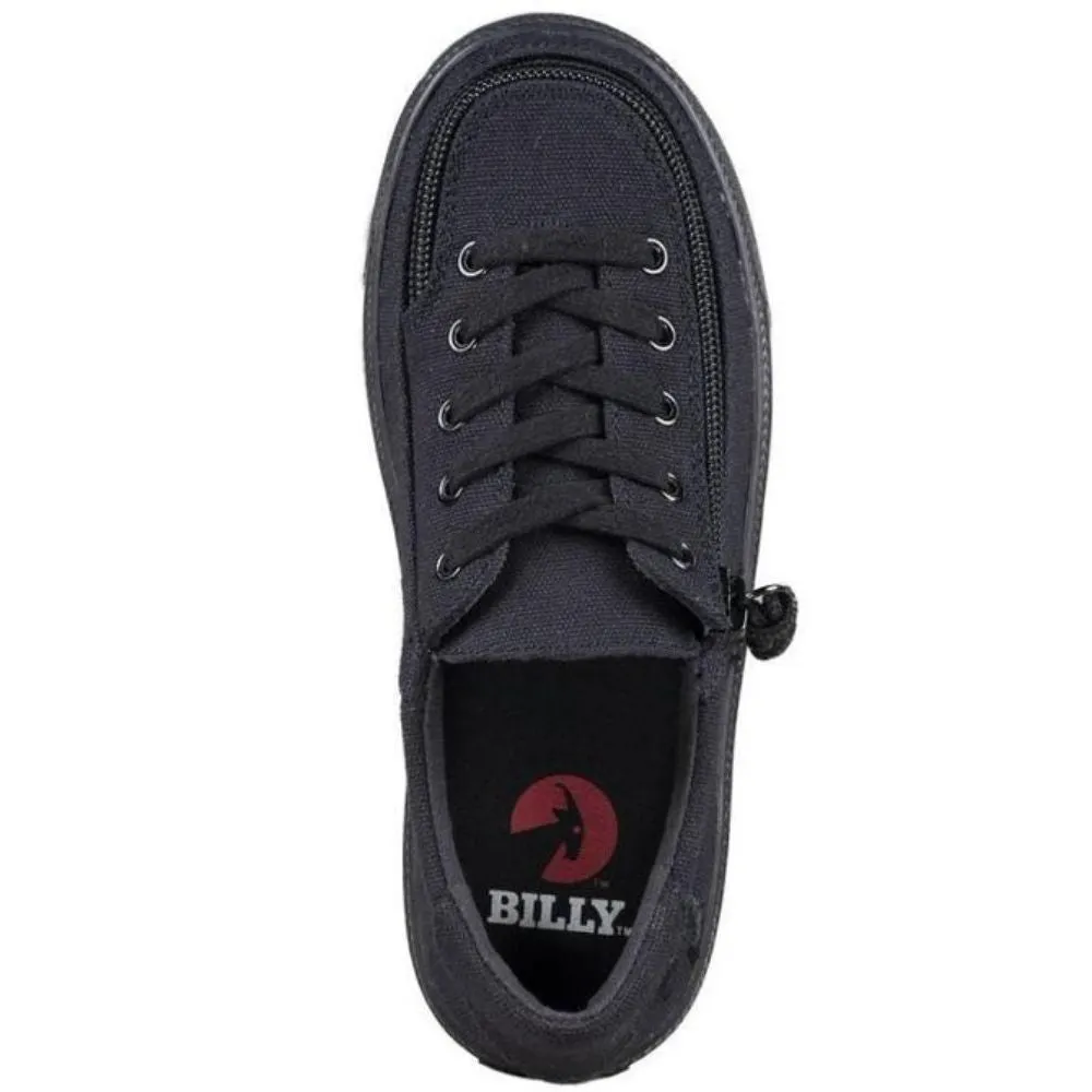 Billy Footwear (Toddlers)  - Low Top Black Canvas shoes