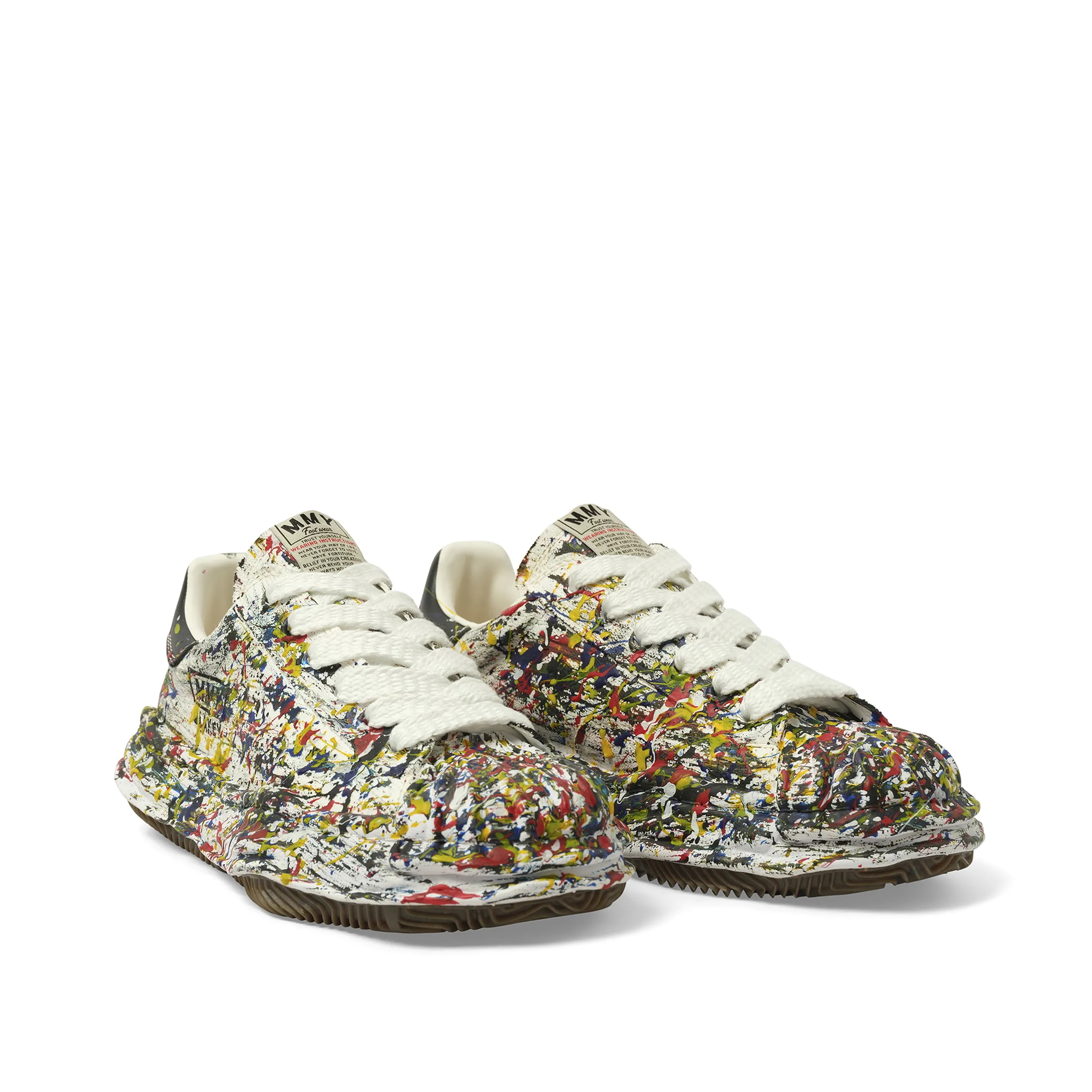 Blakey OG Paint Splatter Sneaker in White