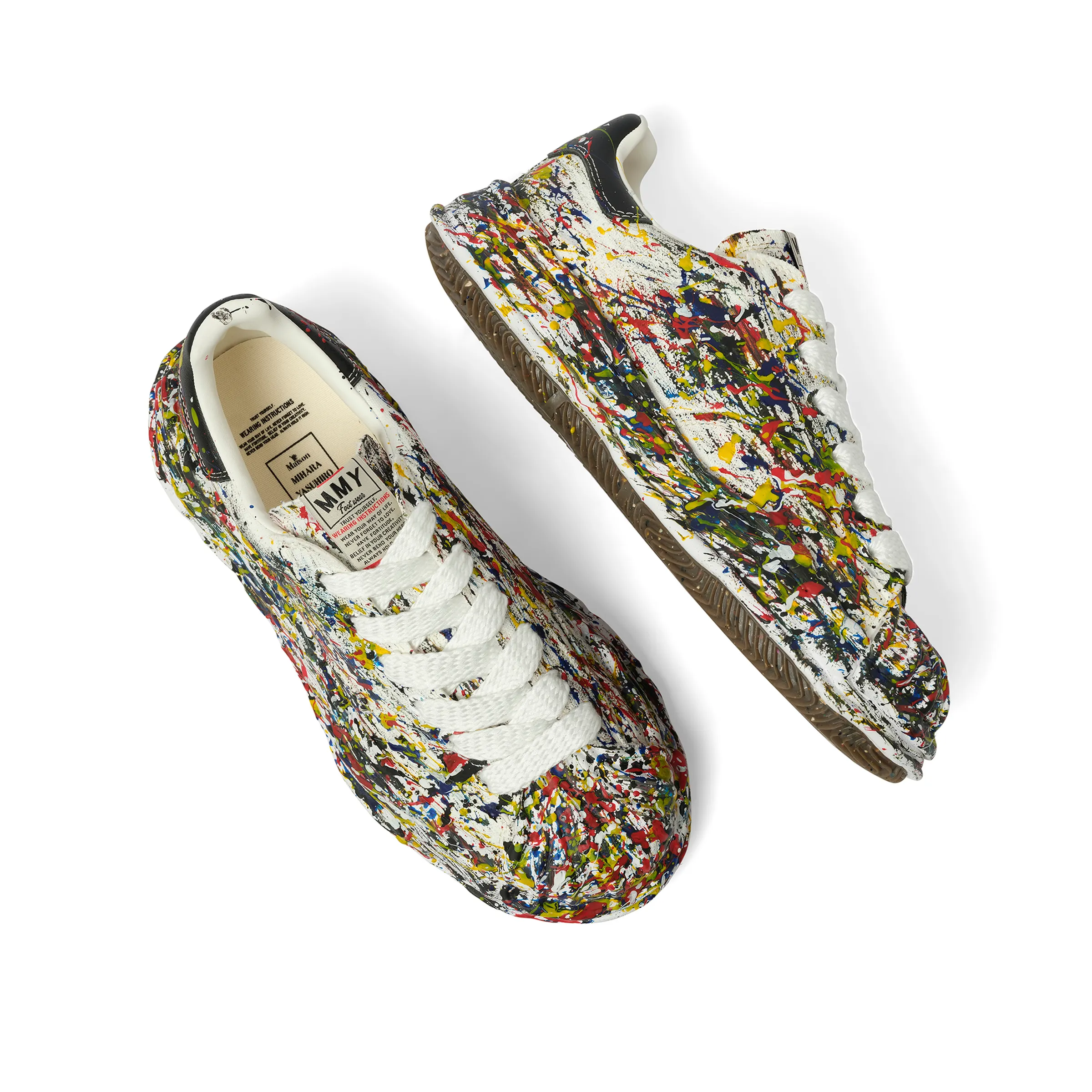 Blakey OG Paint Splatter Sneaker in White