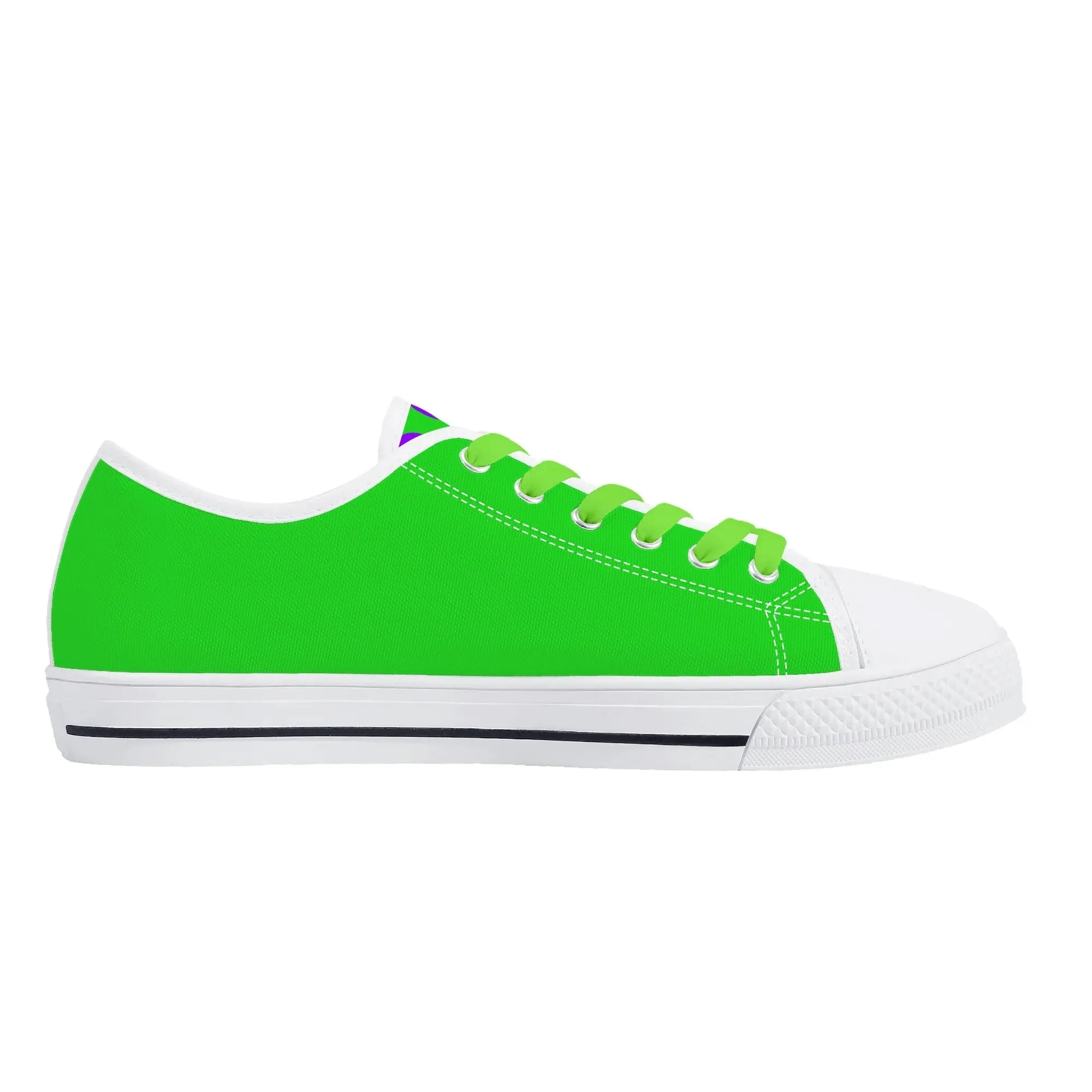 Blk Insct Famili Womens Low Top Canvas Shoes - Customized Tongue