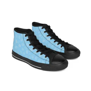 Blue Easter Eggs Women's Classic Sneakers