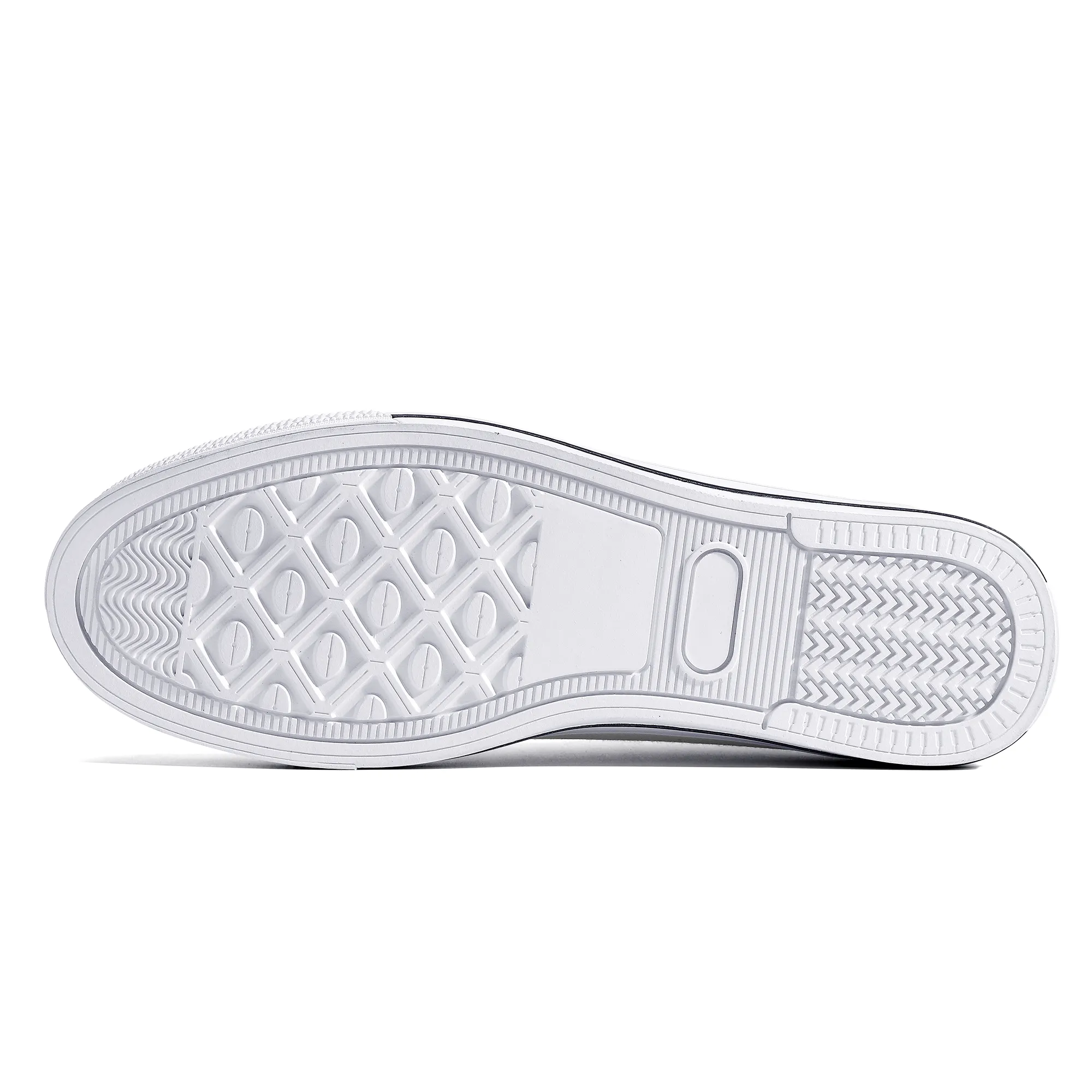 Blue Ocean Swirls Canvas Sneakers