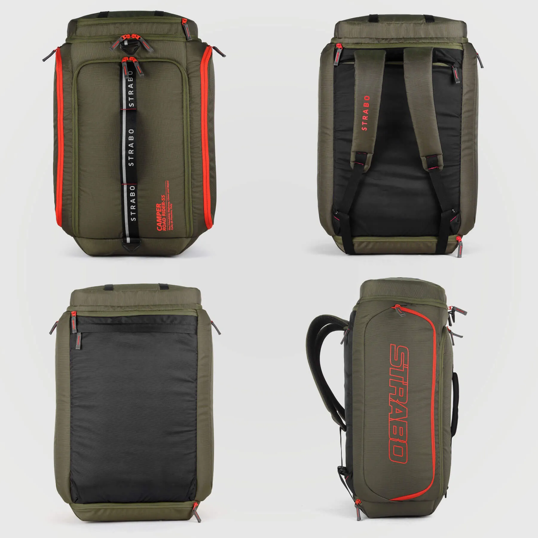Camper 2-in-1 Duffel   Backpack - Olive