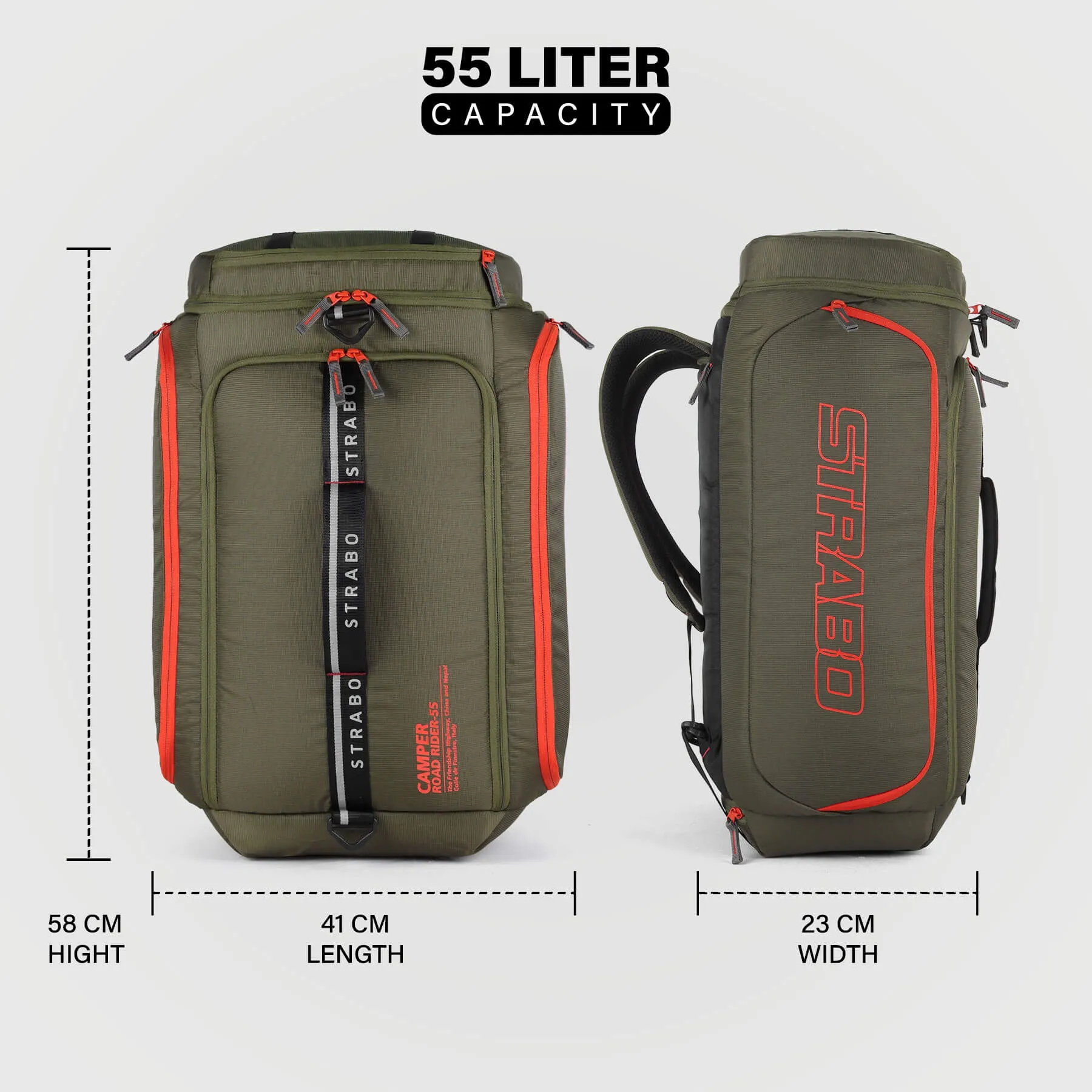 Camper 2-in-1 Duffel   Backpack - Olive
