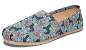 Cane Corso Flower Casual Shoes
