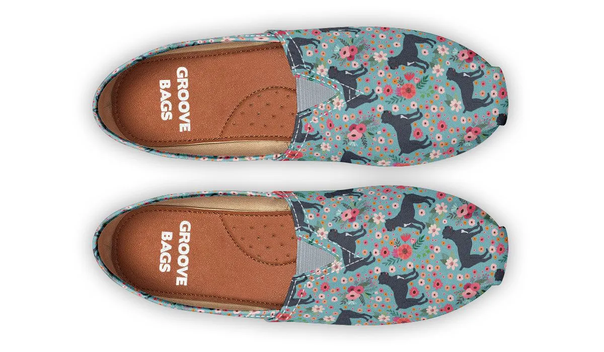 Cane Corso Flower Casual Shoes