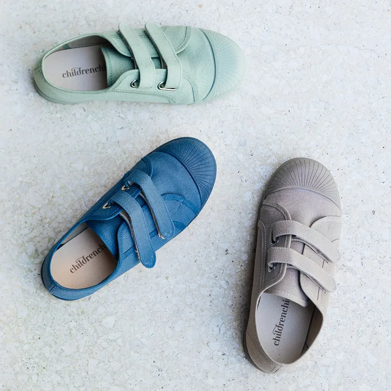 Canvas Double Sneakers in Indigo by childrenchic