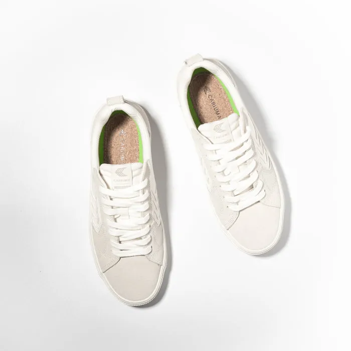 CARIUMA CATIBA PRO Vintage White Canvas/Off White Suede Mens Sneaker