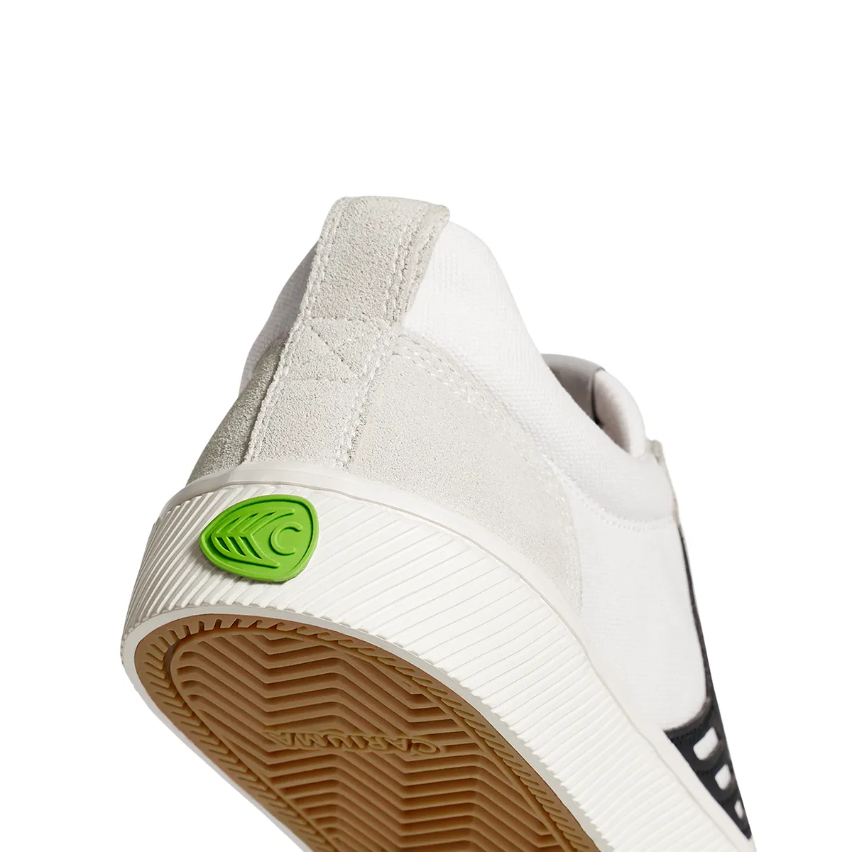 CARIUMA CATIBA PRO  Vintage White Suede/Canvas Black Logo Women's Sneaker