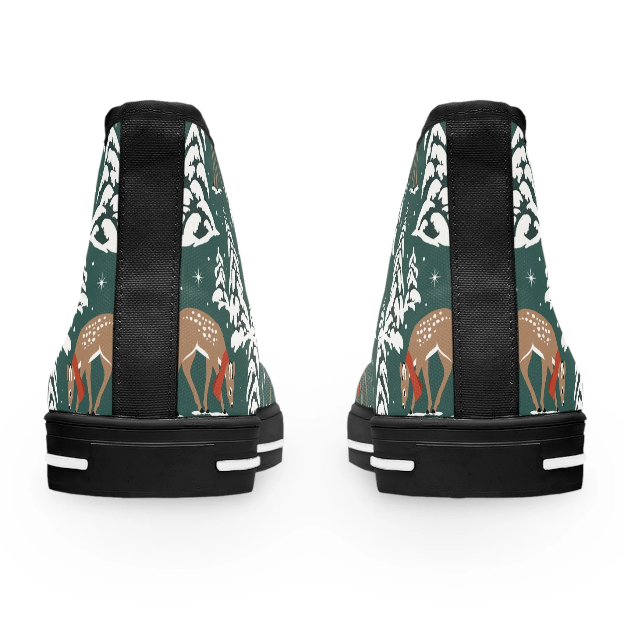 Christmas Reindeers Women's High Top Sneakers
