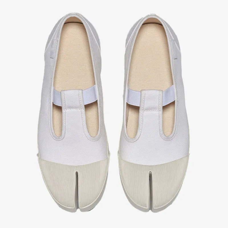 Cotton Canvas Tabi Split Toe Sneakers