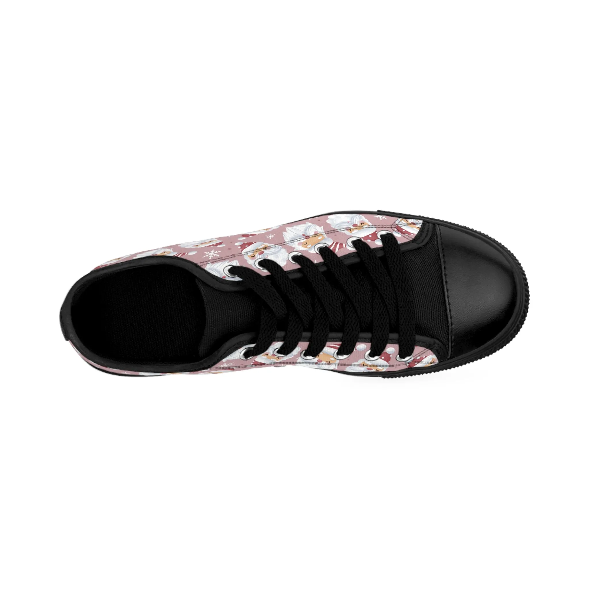 Cute Christmas Santa Clause Women's Sneakers