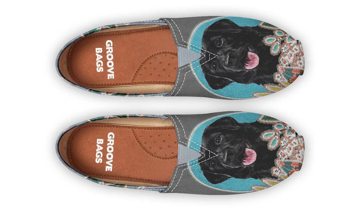Denim Style Black Labrador Casual Shoes