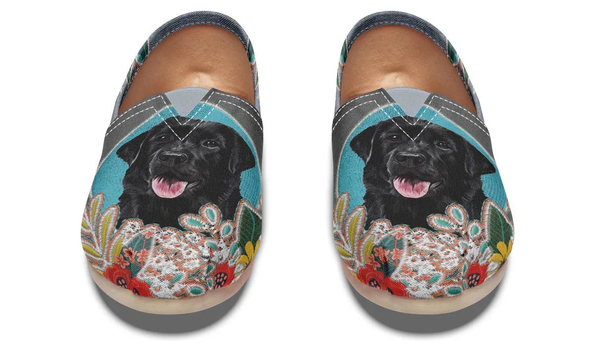 Denim Style Black Labrador Casual Shoes