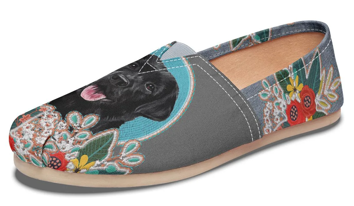 Denim Style Black Labrador Casual Shoes