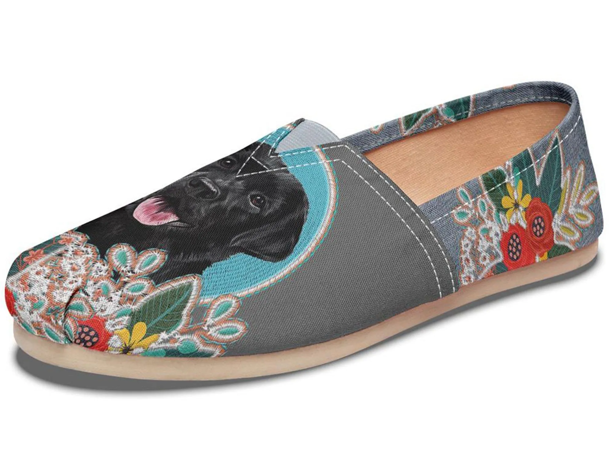 Denim Style Black Labrador Casual Shoes
