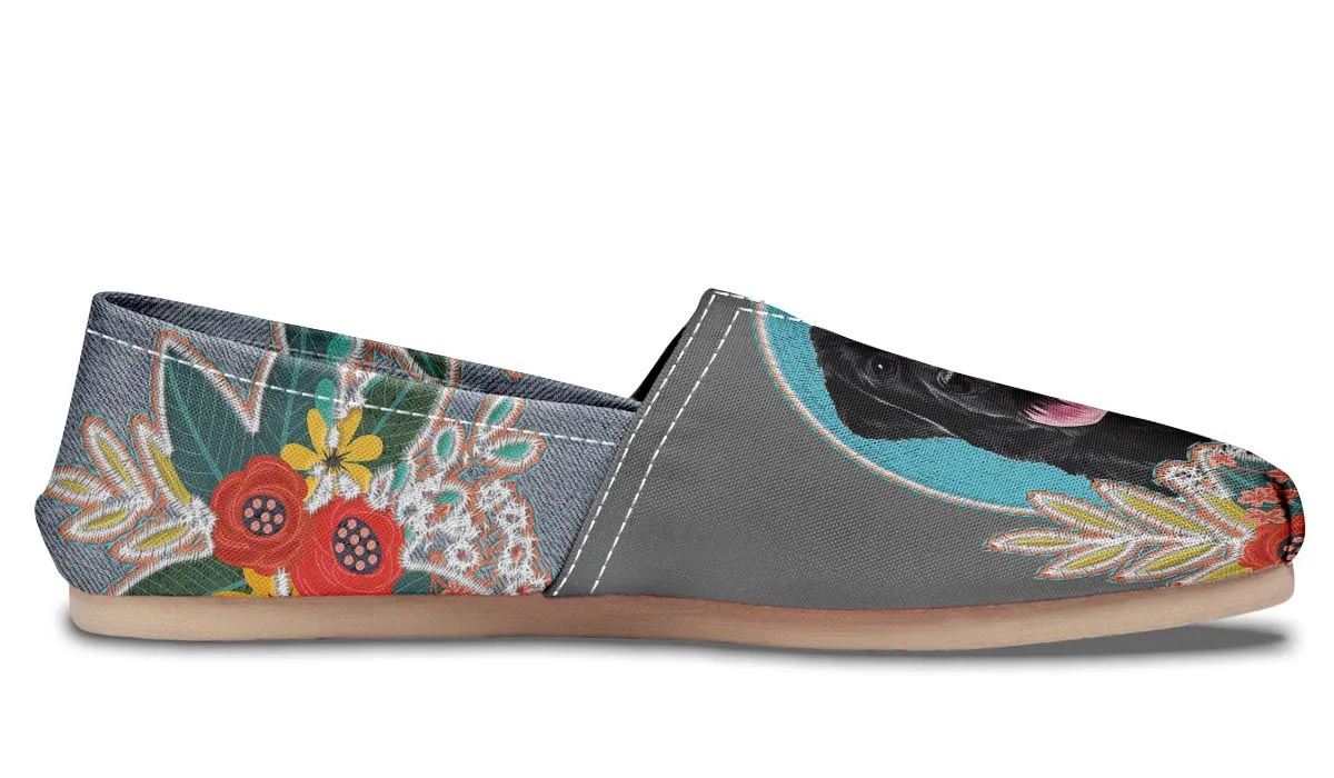 Denim Style Black Labrador Casual Shoes