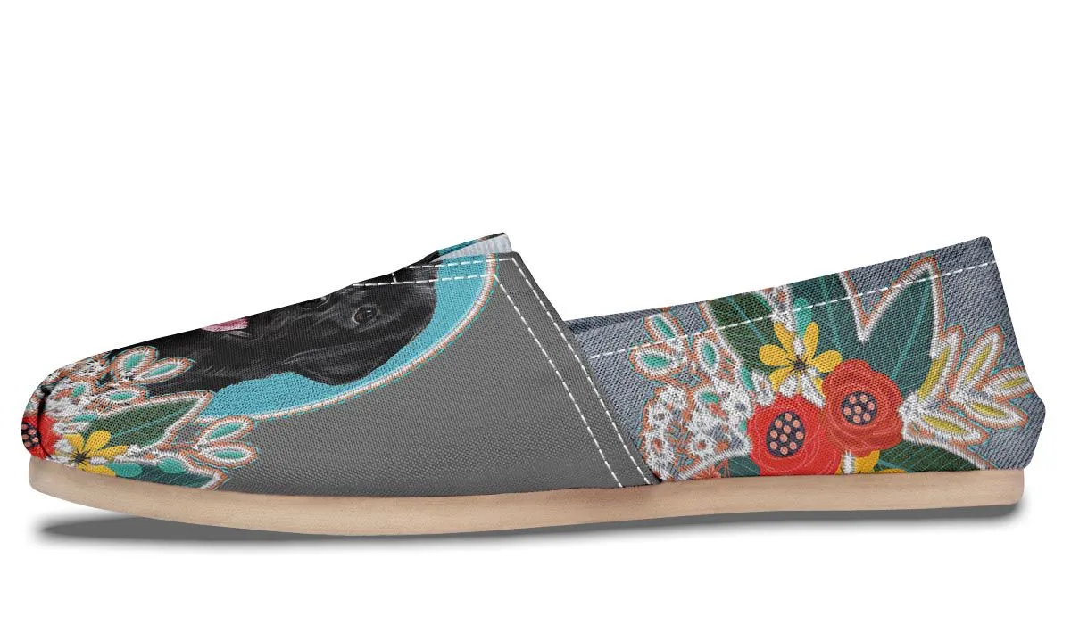 Denim Style Black Labrador Casual Shoes