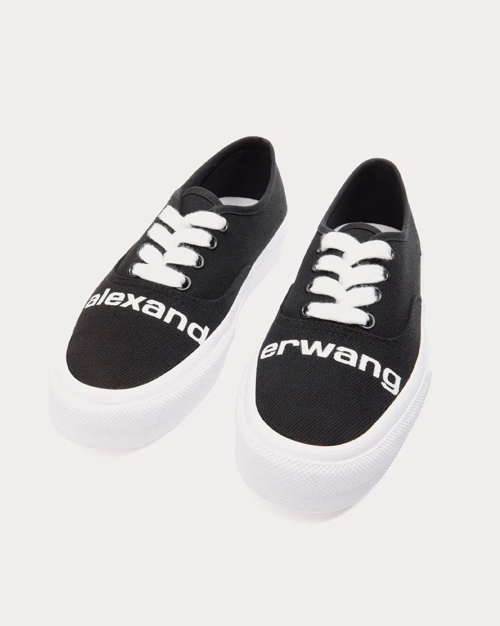 Dropout Canvas Logo Black Low Top Sneakers