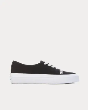 Dropout Canvas Logo Black Low Top Sneakers