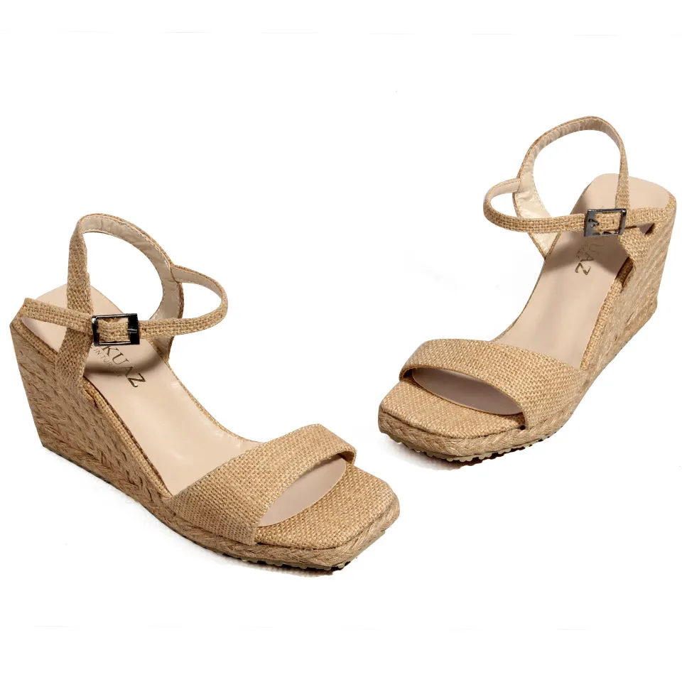 elegent women rocky heels sandal/ beige/ made in turkey -7781