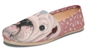 English Bulldog Puppy Casual Shoes