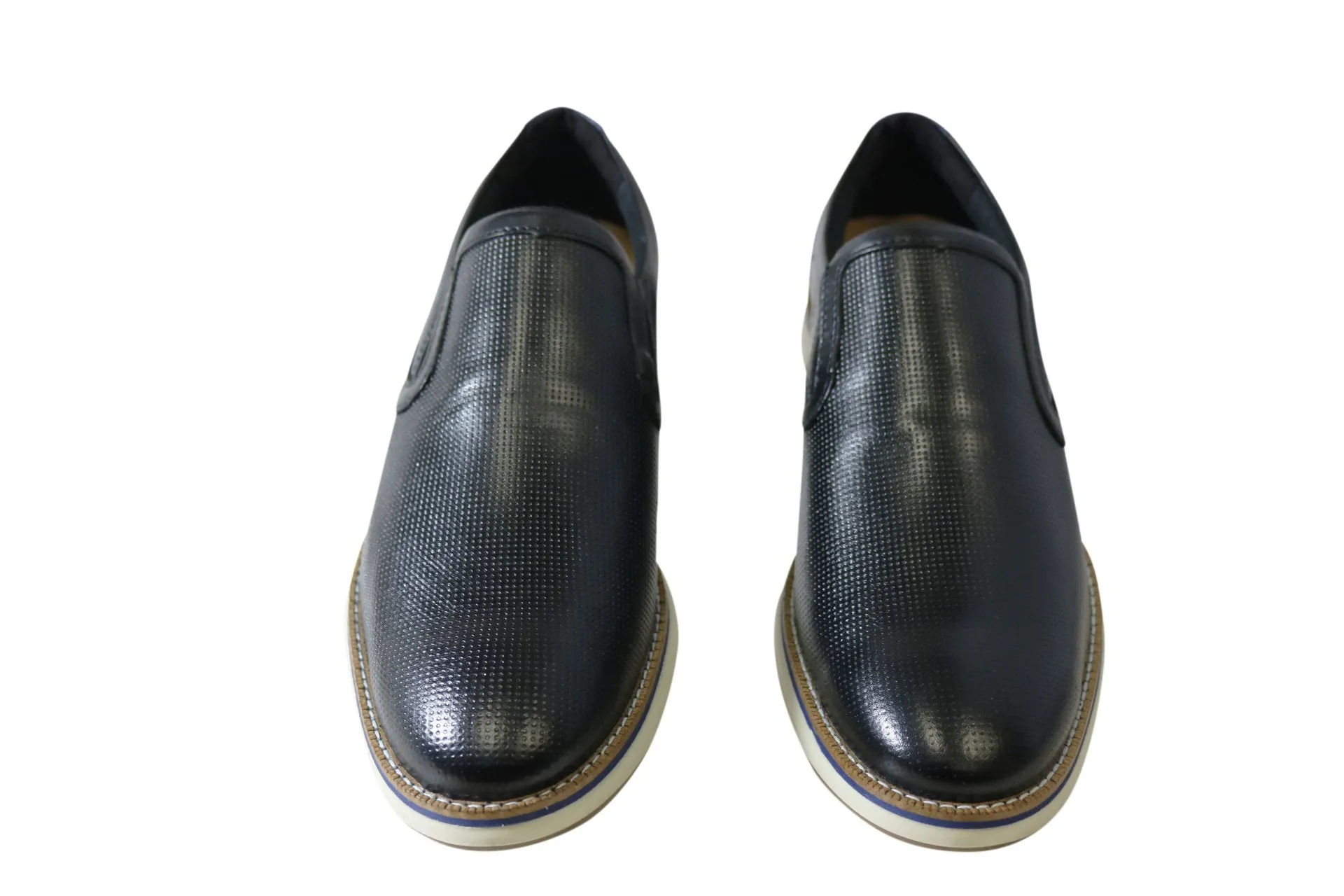 Ferricelli Lawrence Mens Comfort Leather Slip On Shoes Made In Brazil