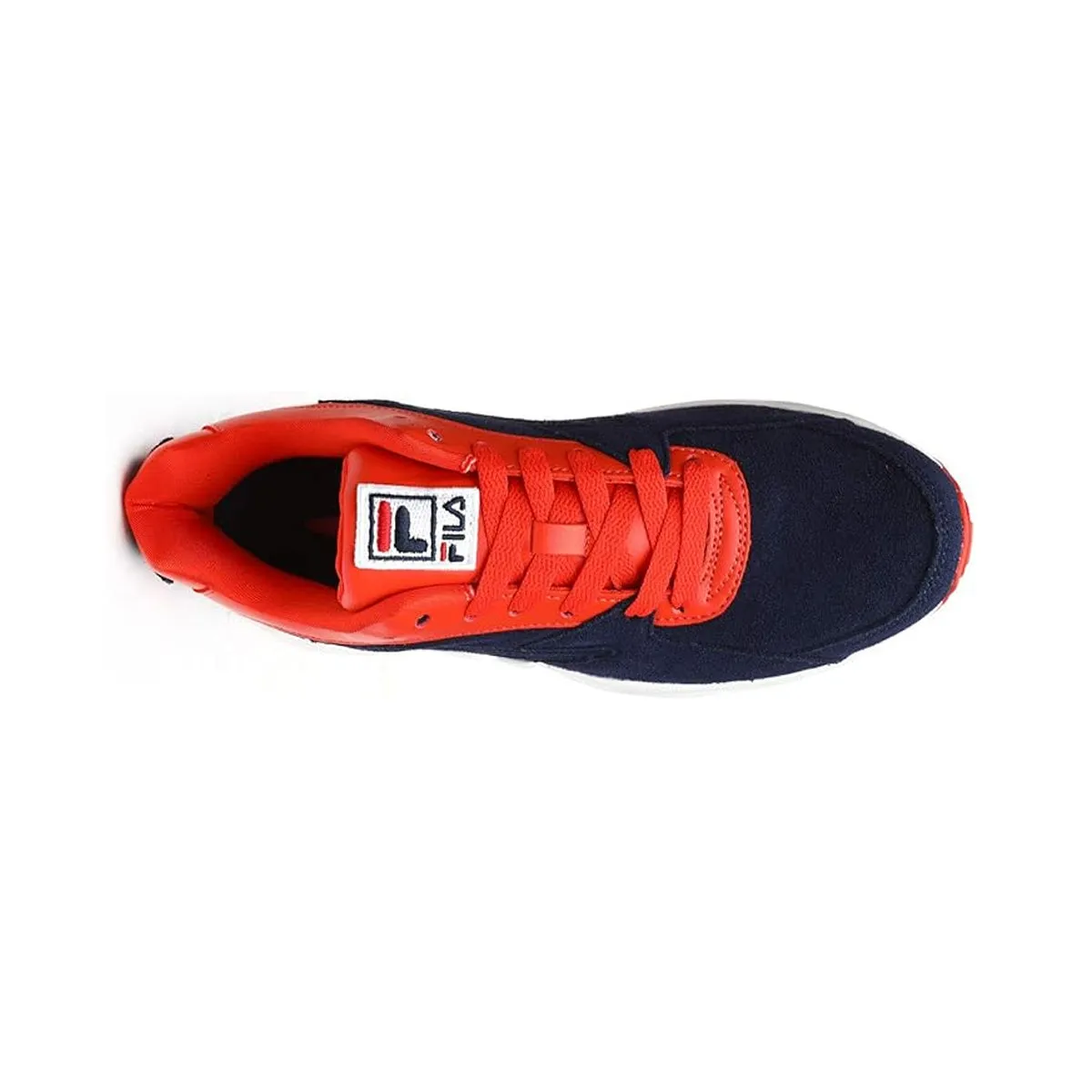 Fila Mens Mindblower Sneakers 1RM00374-064 Navy/Orange