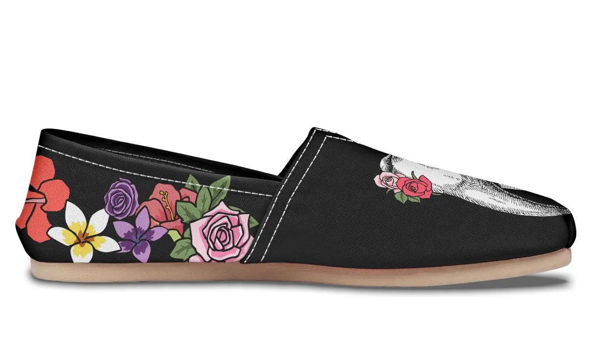 Floral Anatomy Tooth Casual Shoes