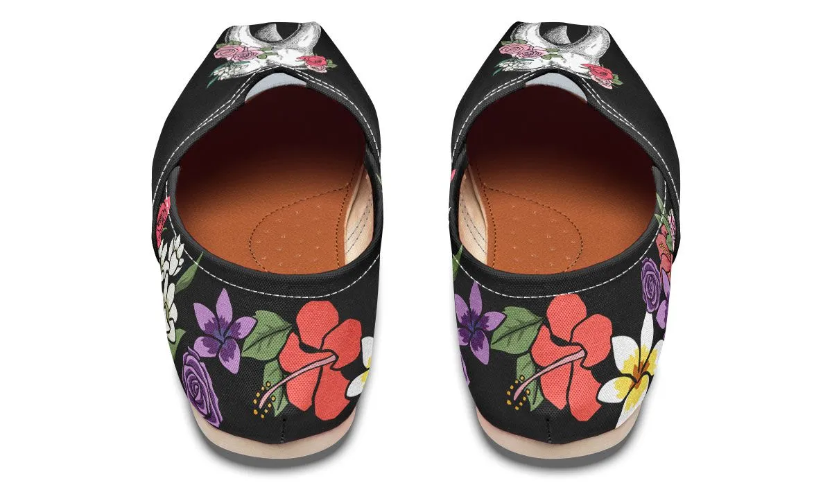 Floral Anatomy Tooth Casual Shoes