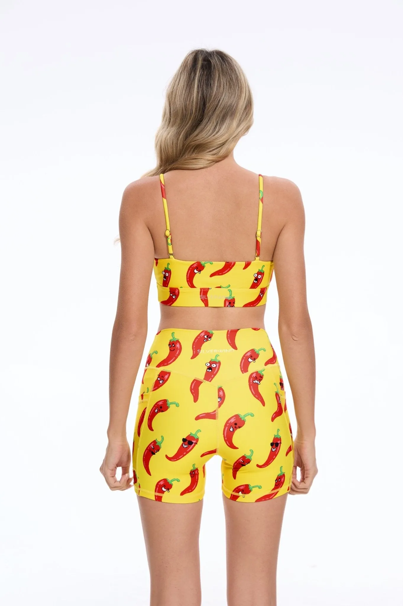 Fun Chilli Square Neck Sports Bra
