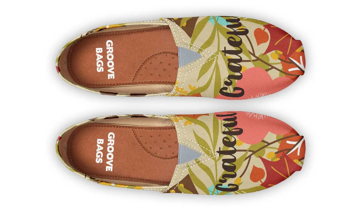 Grateful Thanksgiving Casual Shoes