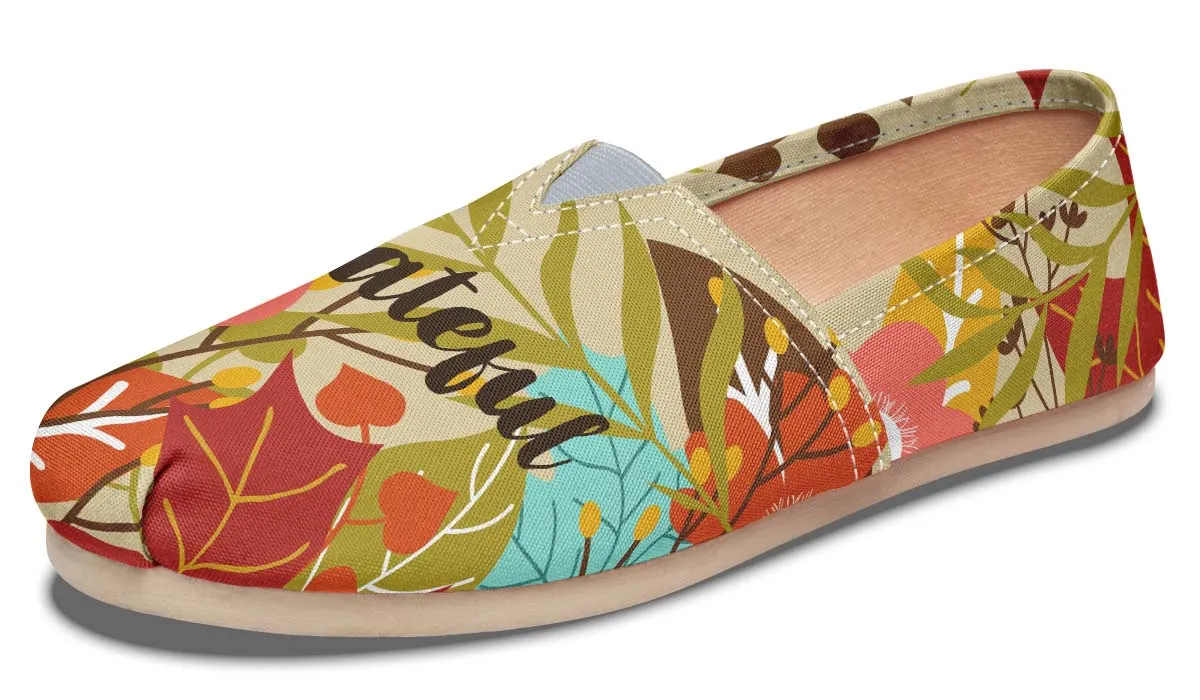 Grateful Thanksgiving Casual Shoes
