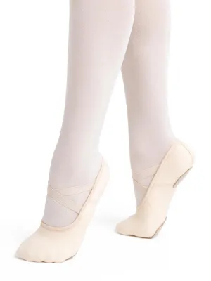 Hanami Canvas Split Sole Ballet Slipper in Light Pink