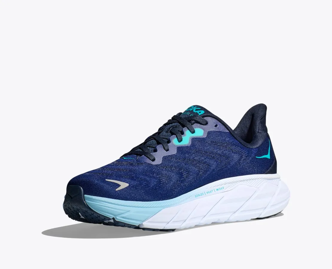 Hoka Mens Arahi 6- Outer Space/Bellwether Blue (1123194-OSBB)
