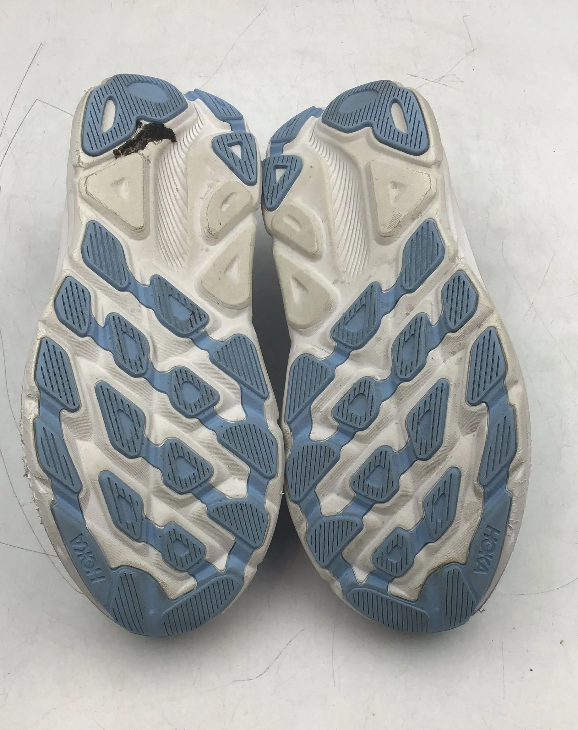 Hoka One One Women's Clifton 9 Wide 1132211 Aqua Purple Athletic Shoes - Sz 11D