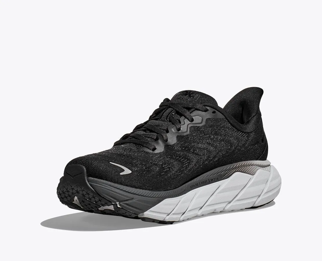 Hoka Womens Arahi 6 - Black/White (1123195-BWHT)