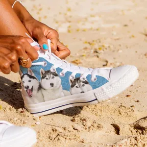 Huskies Canvas High Top Shoes