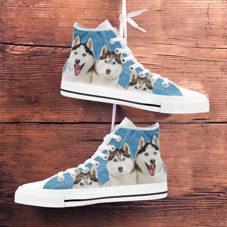 Huskies Canvas High Top Shoes